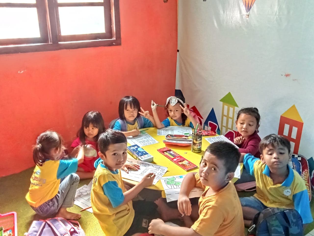 Kids learning illustration